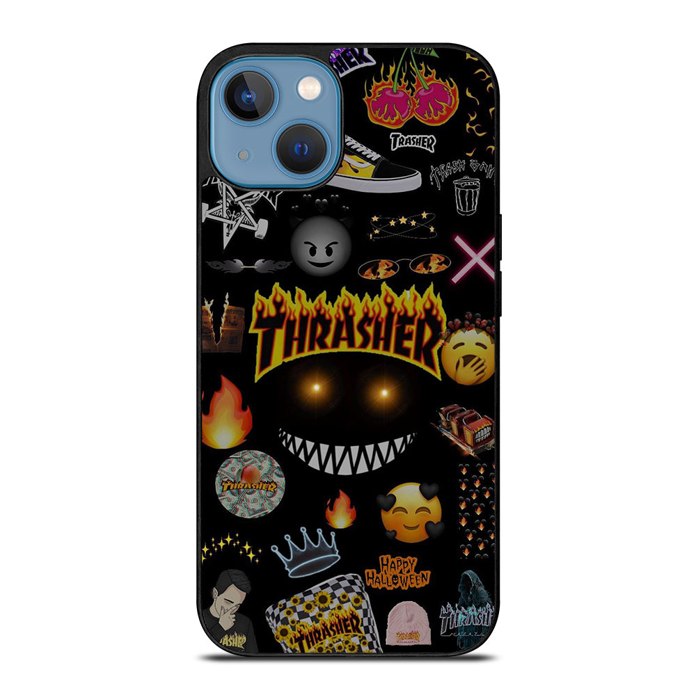 THRASER SKATEBOARD PATTERN iPhone 13 Case Cover