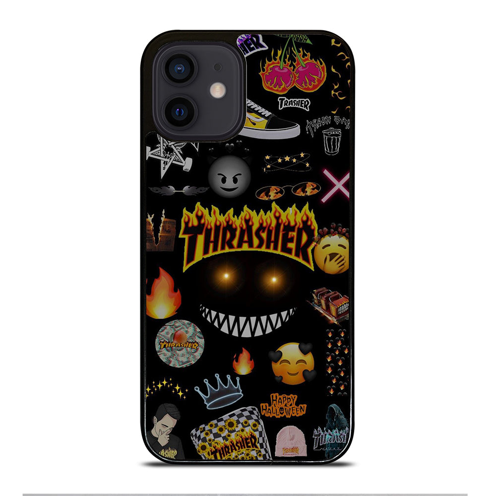 THRASER SKATEBOARD PATTERN iPhone 12 Mini Case Cover