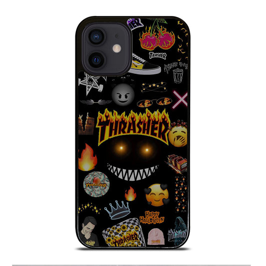 THRASER SKATEBOARD PATTERN iPhone 12 Mini Case Cover