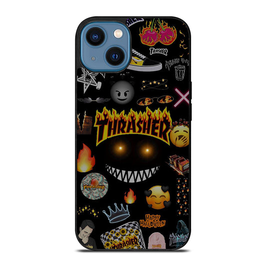 THRASER SKATEBOARD PATTERN iPhone 14 Case Cover