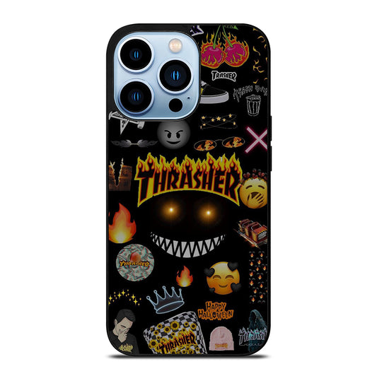THRASER SKATEBOARD PATTERN iPhone 13 Pro Max Case Cover