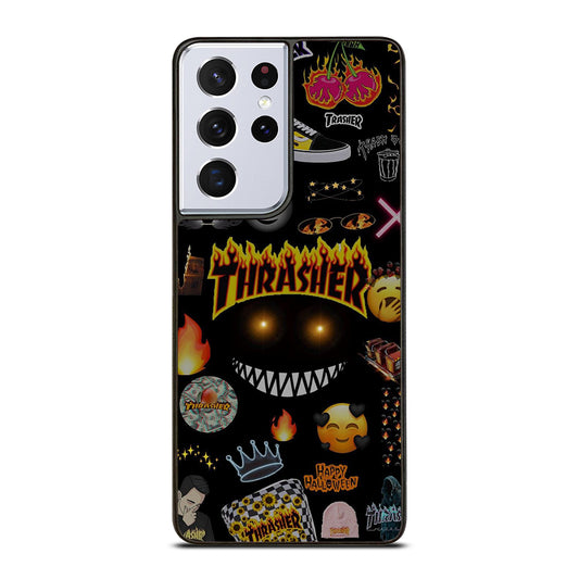 THRASER SKATEBOARD PATTERN Samsung Galaxy S21 Ultra Case Cover