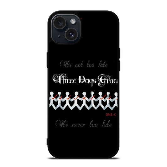 THREE DAYS GRACE LOGO BAND iPhone 15 Plus Case Cover