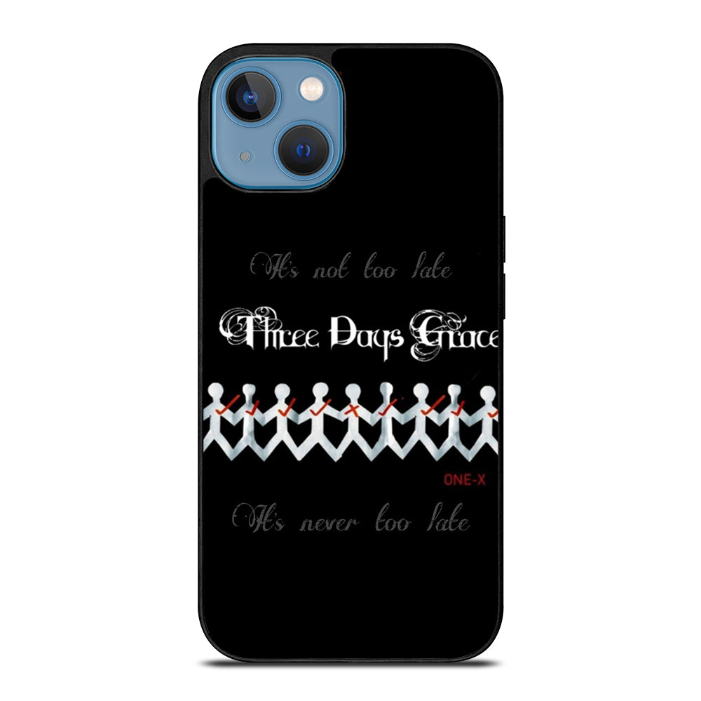 THREE DAYS GRACE LOGO BAND iPhone 13 Case Cover