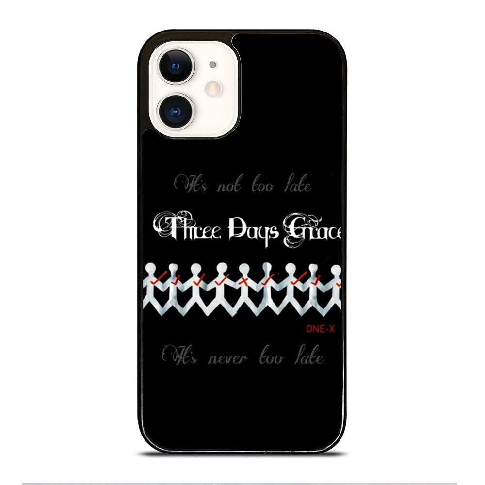 THREE DAYS GRACE LOGO BAND iPhone 12 Case Cover