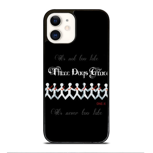 THREE DAYS GRACE LOGO BAND iPhone 12 Case Cover
