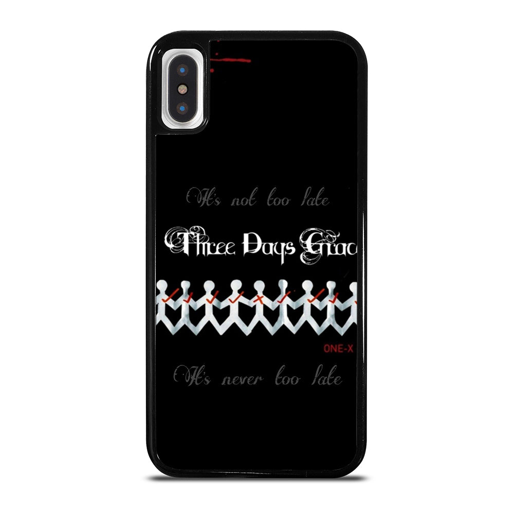 THREE DAYS GRACE LOGO BAND iPhone X / XS Case Cover