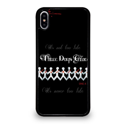 THREE DAYS GRACE LOGO BAND iPhone XS Max Case Cover