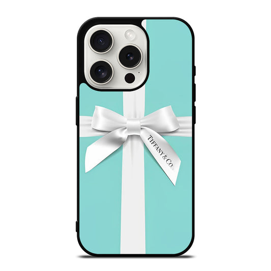 TIFFANY AND CO RIBBON iPhone 15 Pro Case Cover