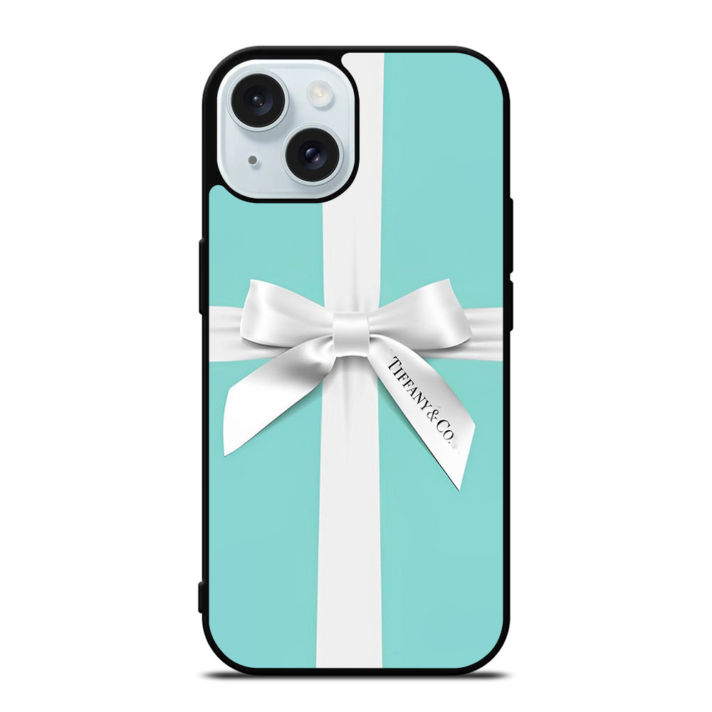 TIFFANY AND CO RIBBON iPhone 15 Case Cover