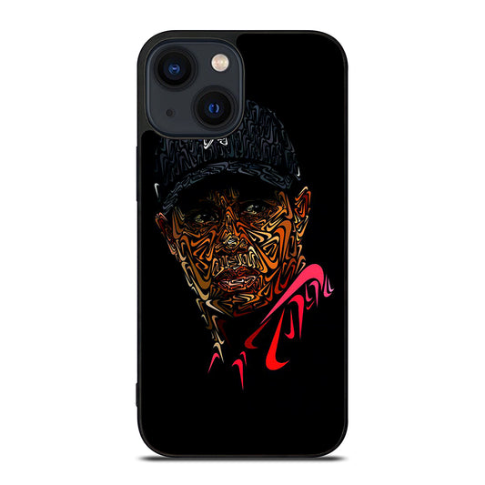 TIGER WOODS FACE iPhone 14 Plus Case Cover