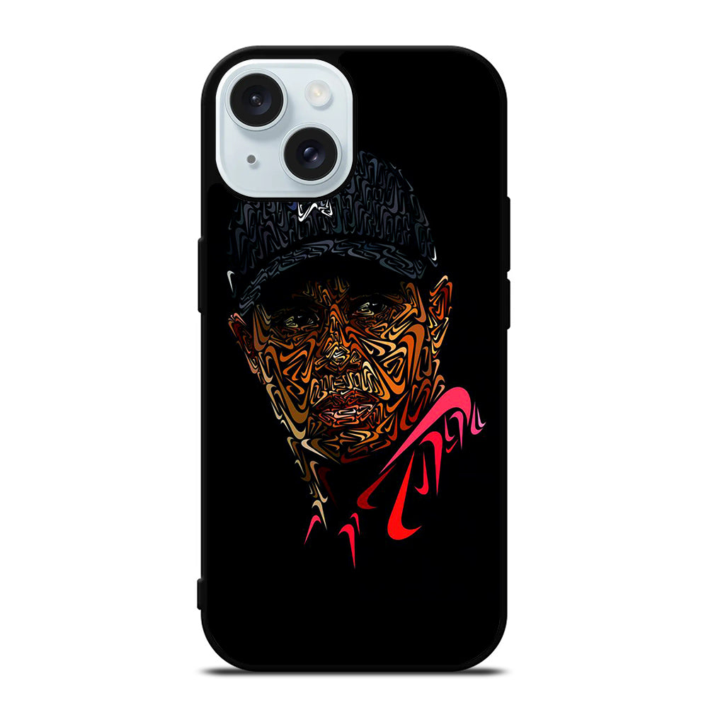 TIGER WOODS FACE iPhone 15 Case Cover