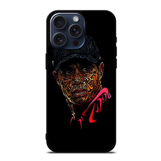 TIGER WOODS FACE iPhone 15 Pro Max Case Cover