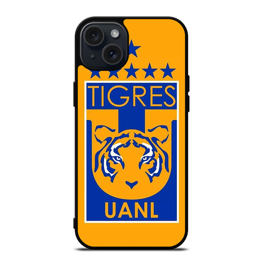 TIGRES UANL CLUB DE FUTBOL LOGO 1 iPhone 15 Plus Case Cover