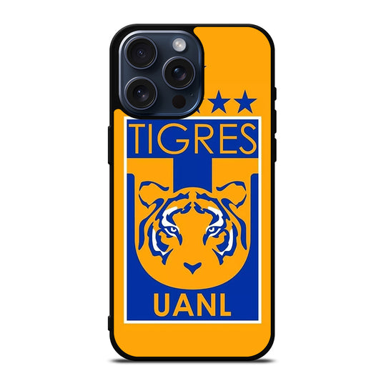 TIGRES UANL CLUB DE FUTBOL LOGO 1 iPhone 15 Pro Max Case Cover
