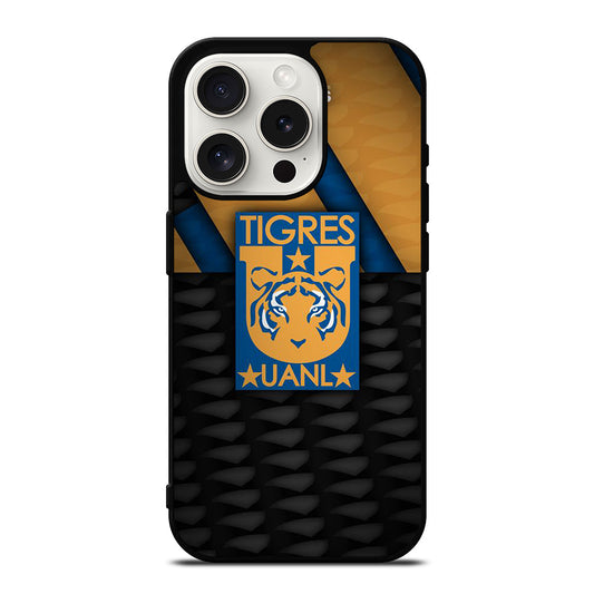 TIGRES UANL CLUB DE FUTBOL LOGO 2 iPhone 15 Pro Case Cover
