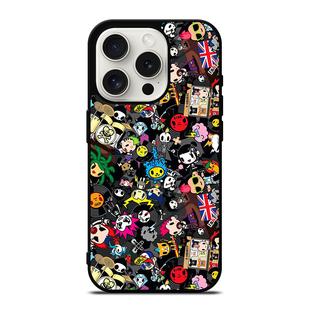 TOKIDOKI ALL CHARACTER iPhone 15 Pro Case Cover
