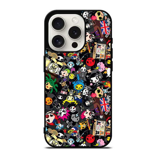 TOKIDOKI ALL CHARACTER iPhone 15 Pro Case Cover