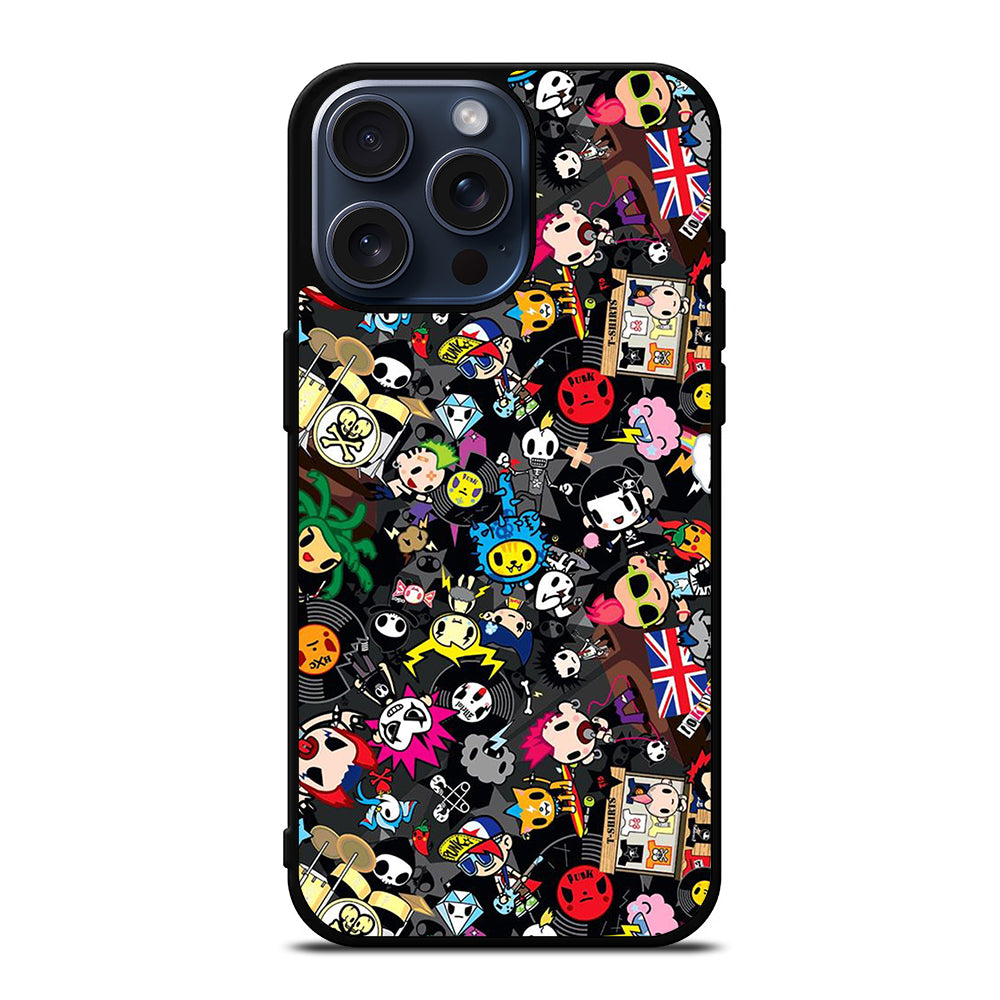 TOKIDOKI ALL CHARACTER iPhone 15 Pro Max Case Cover