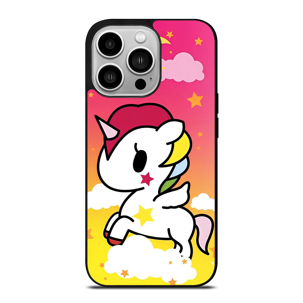 TOKIDOKI UNICORN CARTOON iPhone 14 Pro Case Cover