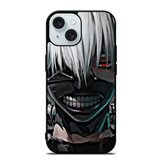 TOKYO GHOUL KEN KANEKI FACE ANIME iPhone 15 Case Cover