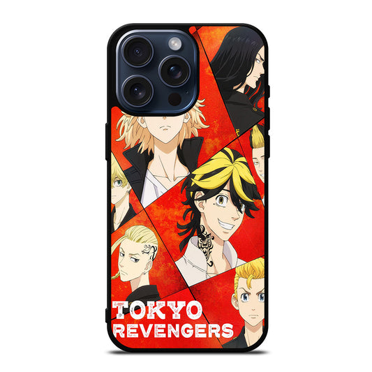 TOKYO REVENGERS CHARACTER MANGA iPhone 15 Pro Max Case Cover
