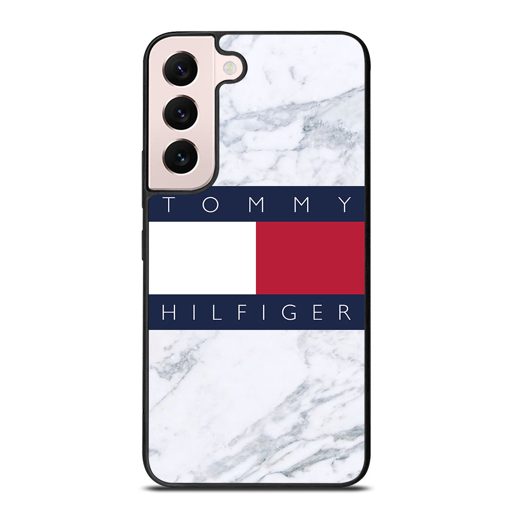 TOMMY HILFIGER WHITE MARBLE Samsung Galaxy S22 Plus Case Cover