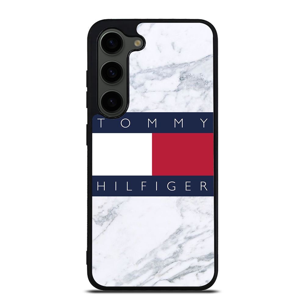 TOMMY HILFIGER WHITE MARBLE Samsung Galaxy S23 Plus Case Cover