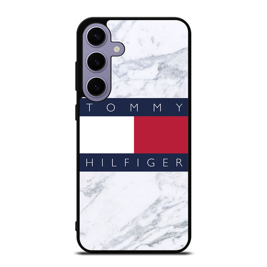 TOMMY HILFIGER WHITE MARBLE Samsung Galaxy S24 Plus Case Cover