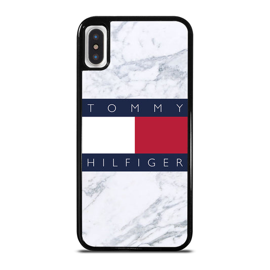 TOMMY HILFIGER WHITE MARBLE iPhone X / XS Case Cover