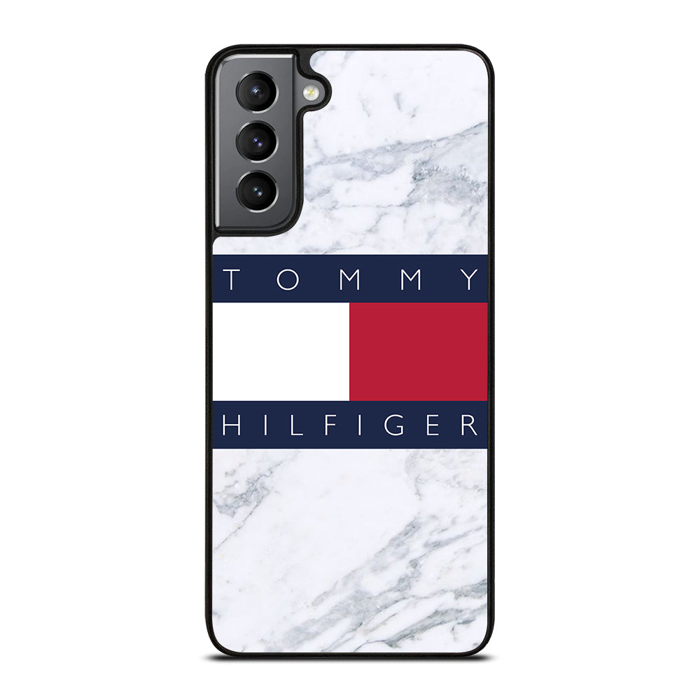 TOMMY HILFIGER WHITE MARBLE Samsung Galaxy S21 Plus Case Cover