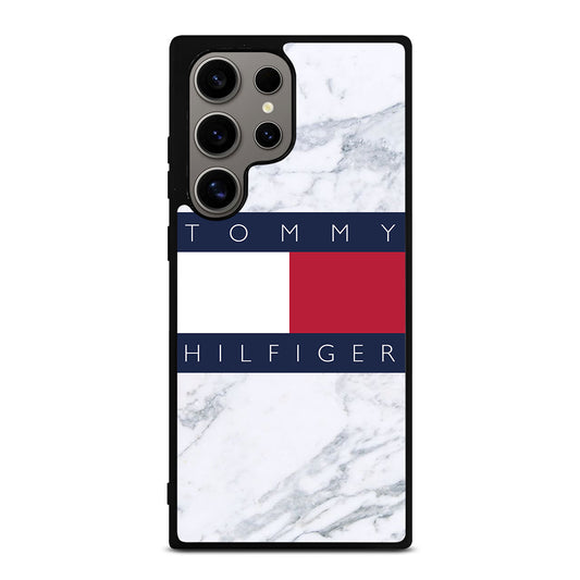 TOMMY HILFIGER WHITE MARBLE Samsung Galaxy S24 Ultra Case Cover
