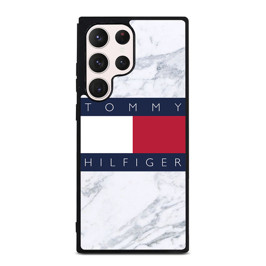 TOMMY HILFIGER WHITE MARBLE Samsung Galaxy S23 Ultra Case Cover