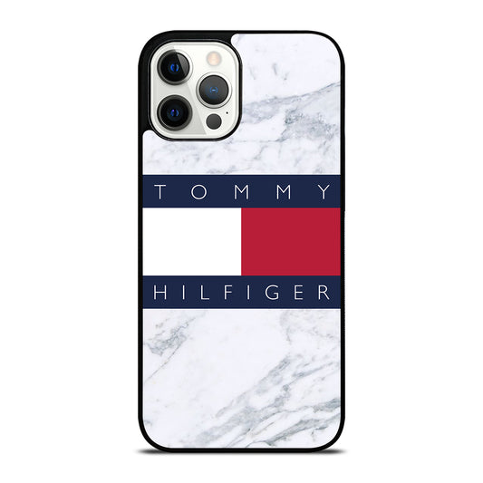 TOMMY HILFIGER WHITE MARBLE iPhone 12 Pro Max Case Cover