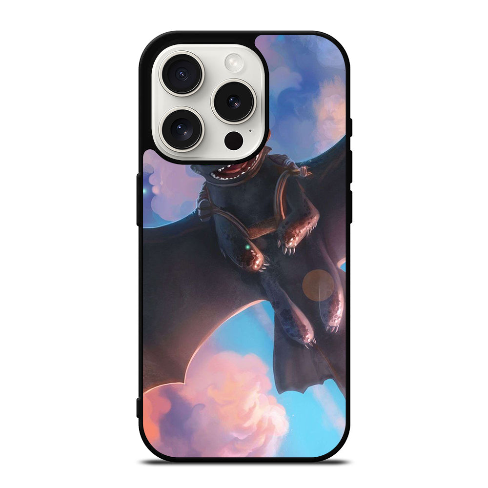TOOTHLESS DRAGON FLYING iPhone 15 Pro Case Cover