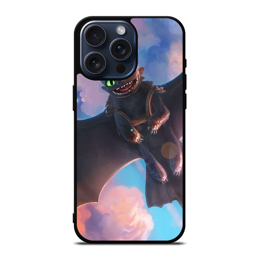 TOOTHLESS DRAGON FLYING iPhone 15 Pro Max Case Cover