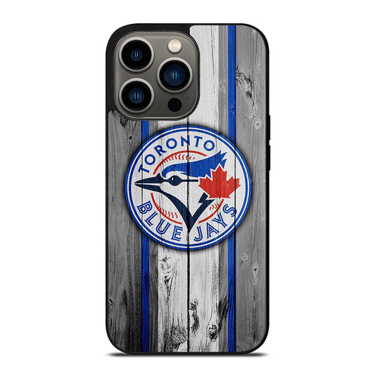 TORONTO BLUE JAYS WOODEN ICON iPhone 13 Pro Case Cover