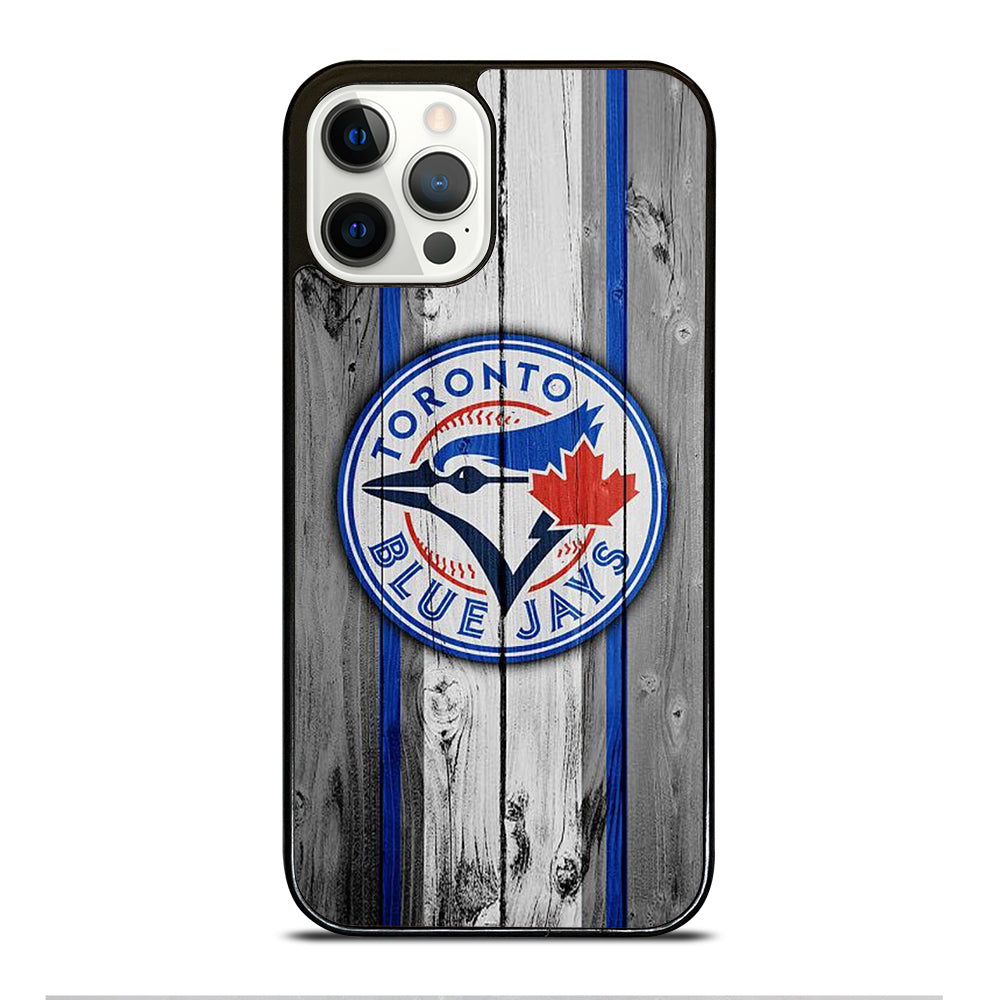 TORONTO BLUE JAYS WOODEN ICON iPhone 12 Pro Case Cover