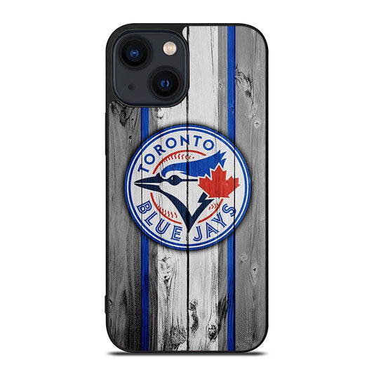 TORONTO BLUE JAYS WOODEN ICON iPhone 14 Plus Case Cover