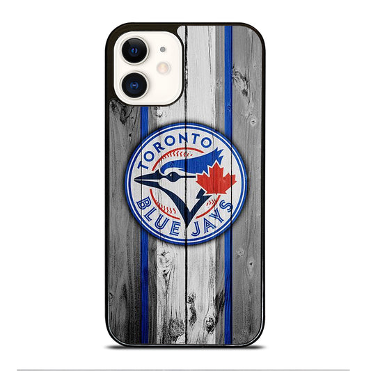 TORONTO BLUE JAYS WOODEN ICON iPhone 12 Case Cover