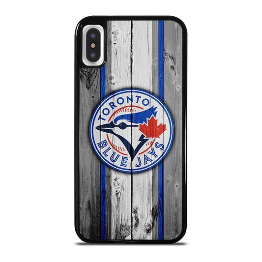 TORONTO BLUE JAYS WOODEN ICON iPhone X / XS Case Cover