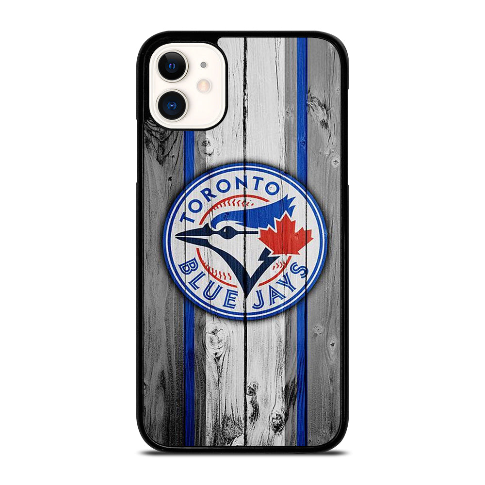 TORONTO BLUE JAYS WOODEN ICON iPhone 11 Case Cover