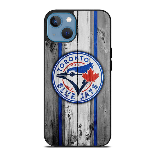 TORONTO BLUE JAYS WOODEN ICON iPhone 13 Case Cover