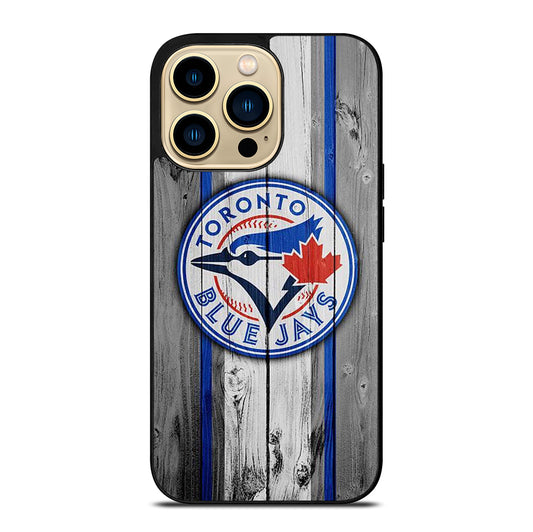 TORONTO BLUE JAYS WOODEN ICON iPhone 14 Pro Max Case Cover