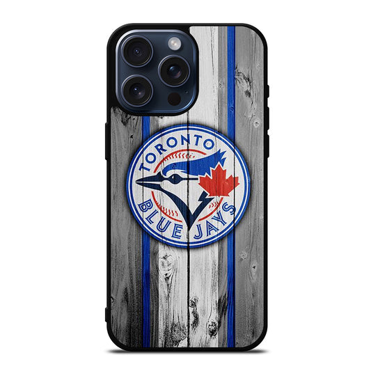 TORONTO BLUE JAYS WOODEN ICON iPhone 15 Pro Max Case Cover