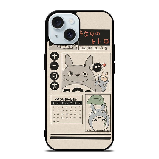 TOTORO CUTE iPhone 15 Case Cover