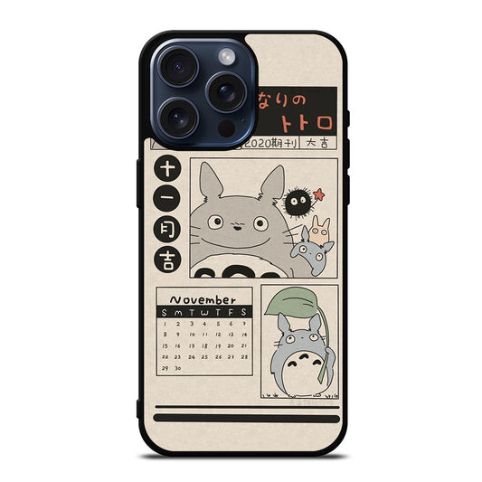 TOTORO CUTE iPhone 15 Pro Max Case Cover