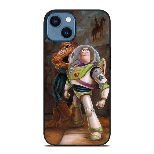 TOY STORY WOODY BUZZ ART iPhone 14 Case Cover