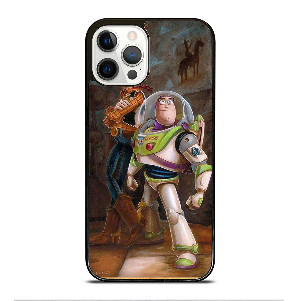 TOY STORY WOODY BUZZ ART iPhone 12 Pro Case Cover