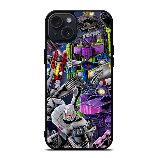 TRANSFORMERS DECEPTICONS CARTOON iPhone 15 Plus Case Cover